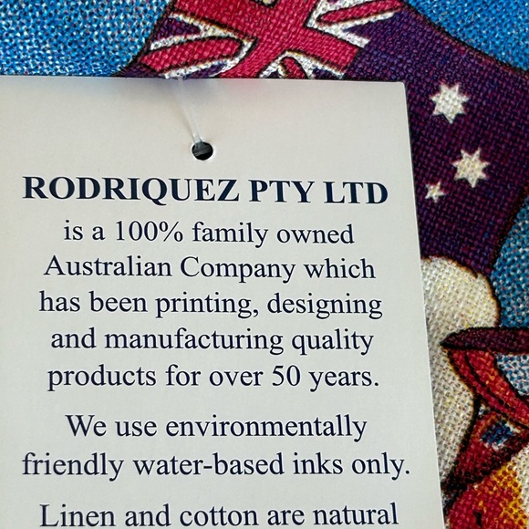 NWOT Australian Tea towel by Rodriquez 
Pure linen - Picture 6 of 7